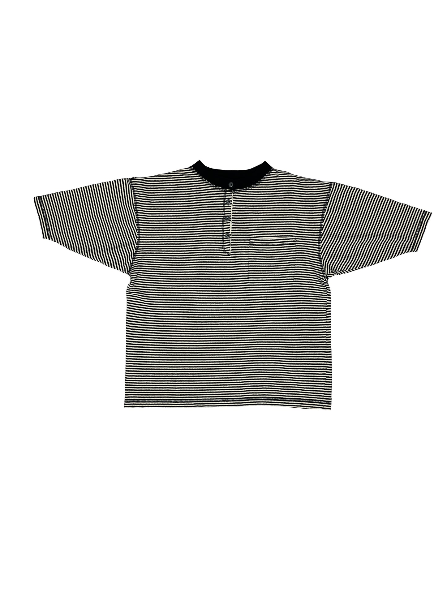 12 :: SHORT SLEEVE HENLEY SHIRT